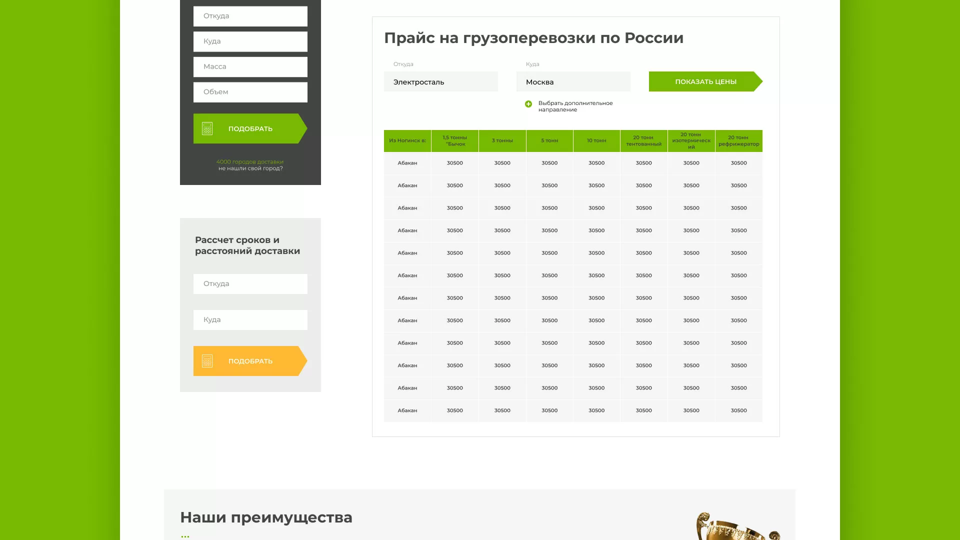 Разработка логотипа и сайта компании «Инком-Логистика» в Чебоксарах