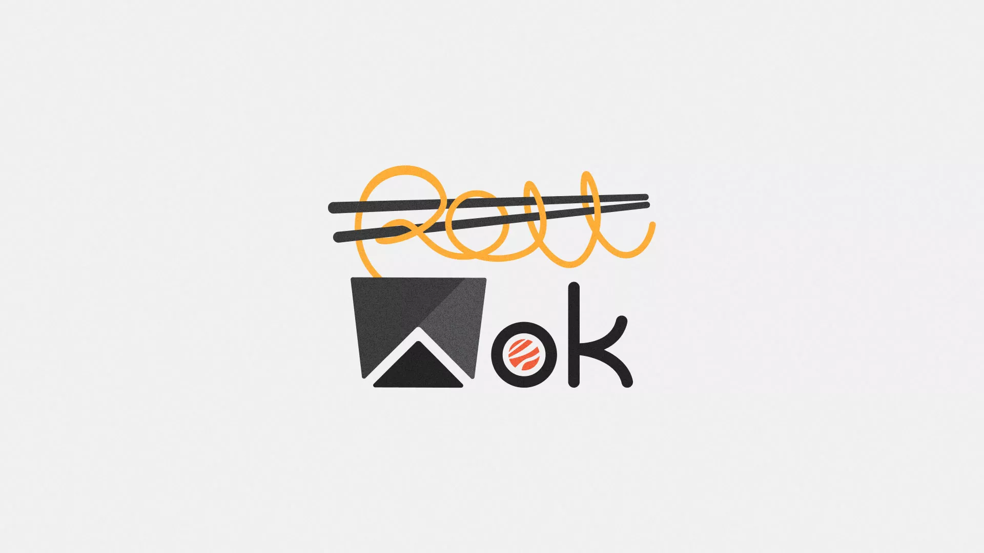Разработка логотипа в Чебоксарах для суши-бара «Roll Wok Club» Разработка логотипа в Чебоксарах для суши-бара «Roll Wok Club»